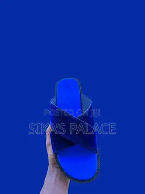 Blue Suede Slippers
