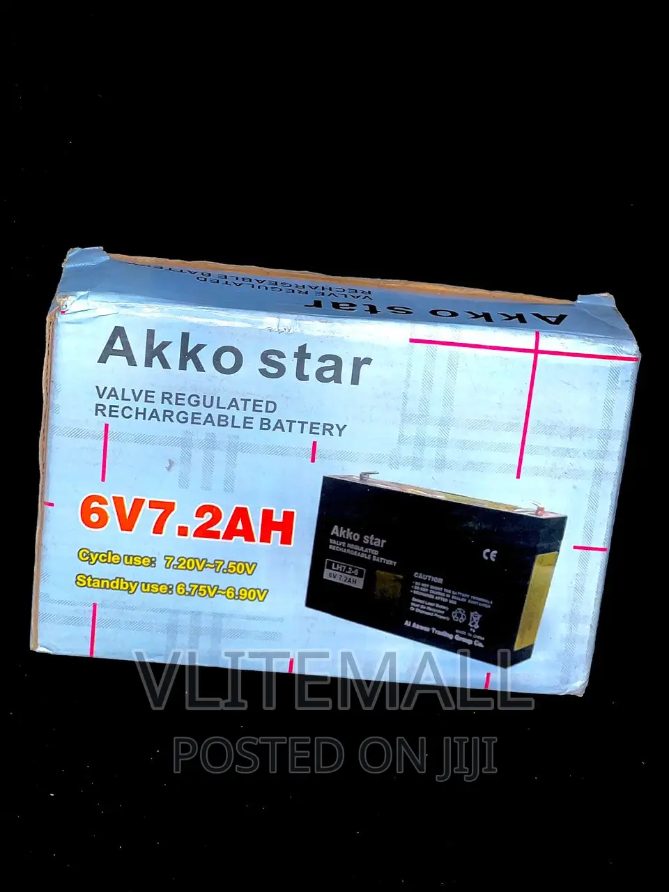 6volt 7.2ah Lead Acid Battery