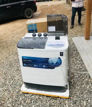 Midea 7kg Semi-Automatic Electric Washing Machine(White).