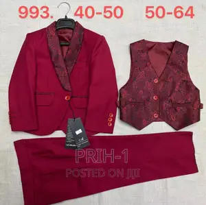 Boys Red Coloured Suitings