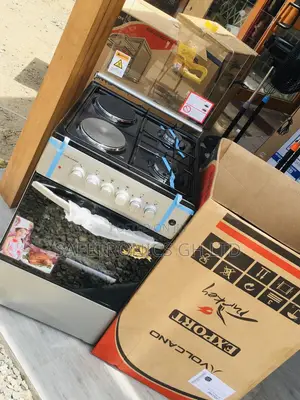 Oven With Grill Volcano 2 Gas 2 Electric Sliver 50x50