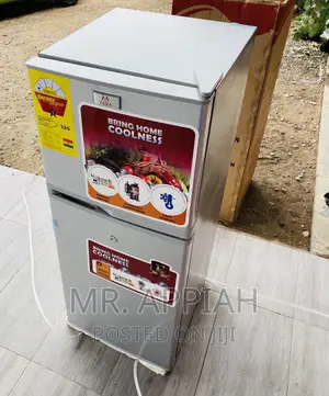 High Quality Zara 14TM Double Door Electric Fridge(Gray).