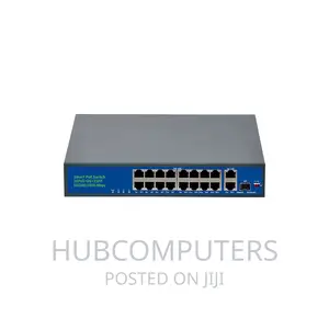 Generic Standard 16 Port Gigabit Poe Switch + 2 Uplink + 1 SFP Port