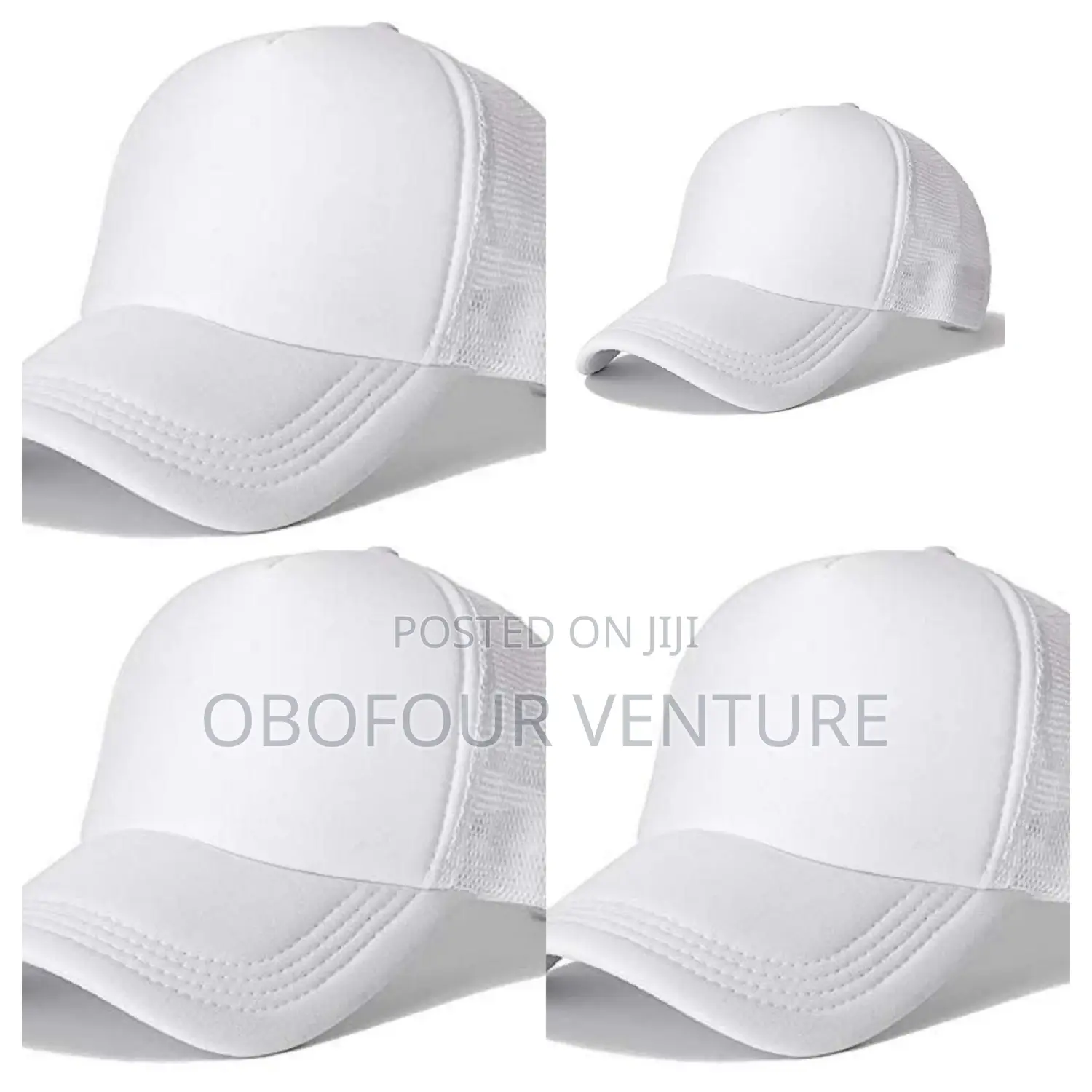 Mens Half Mesh Adjustable Trucker Cap Baseball Hat