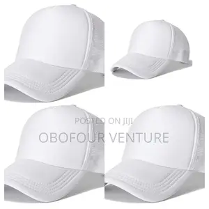 Mens Half Mesh Adjustable Trucker Cap Baseball Hat