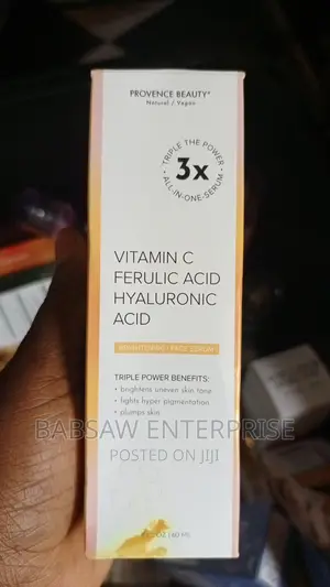 Vitamin C, Ferulic Acid and Hyaluronic Acid