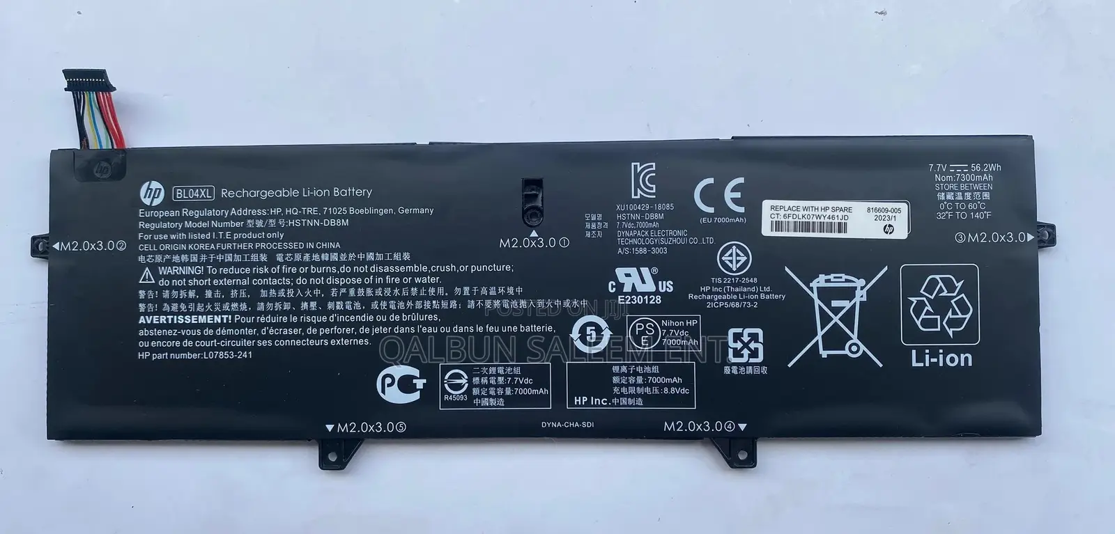 HP BL04XL Laptop Battery for Elitebook X360 1040 G5 G6 Serie
