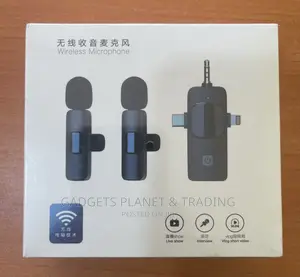 3 in 1 Wireless Lapel Lavalier Microphone