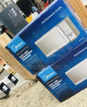28 Liters Countertop EM928ETB Midea Gray Microwave 