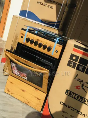 Wooden Light 4 Gas Cooker Oven With Grill 50x50 