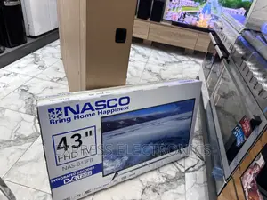 Sleek Screen FHD Satellite Nasco 43” Tv 