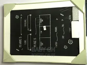 Baby Milestone Chalkboard.Erasable and Reusable Chalkboard