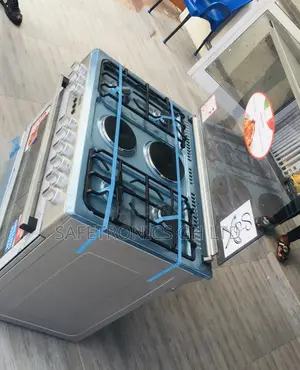 2 Electric Ferre Sliver 4 Gas Cooker Oven With Grill 60x90