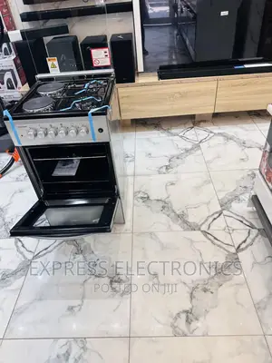 Fast Cooking Gas Electric Stove 2-2 Oven Sliver Color