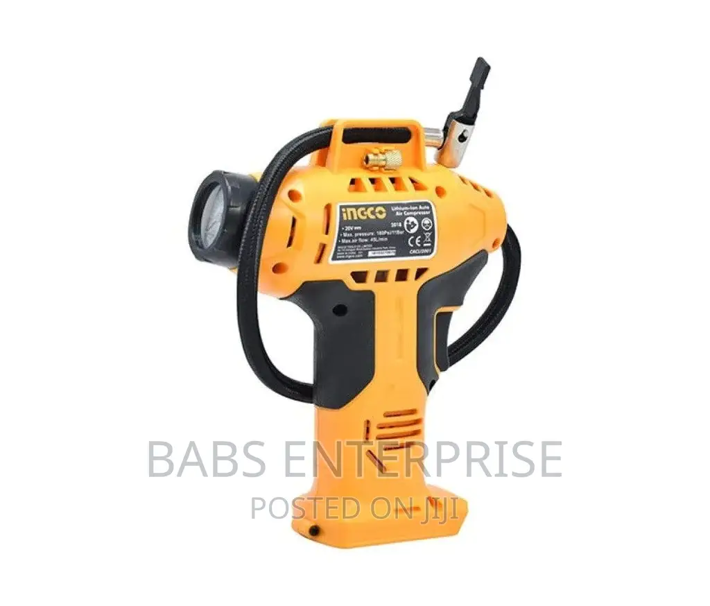 Ingco CACLI2001 Lithium-Ion Auto Air Compressor With Battery