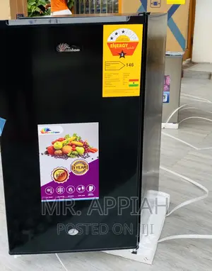 Brand New Rainbow Single Door Electric Fridge(Black) 