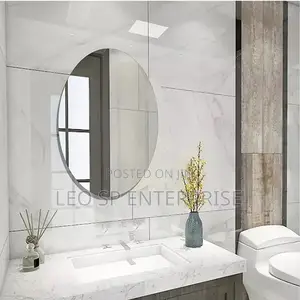 Acrylic Rectangle and Round Sticker Mirror