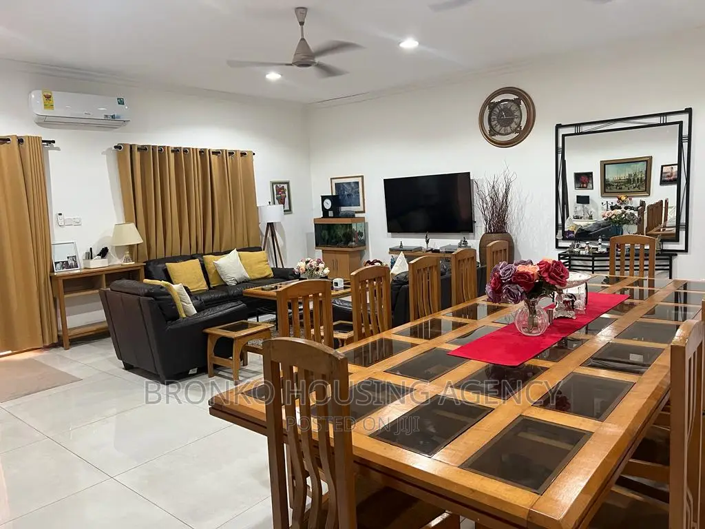 Furnished 3bdrm House in Bronko Housing, East Legon for rent