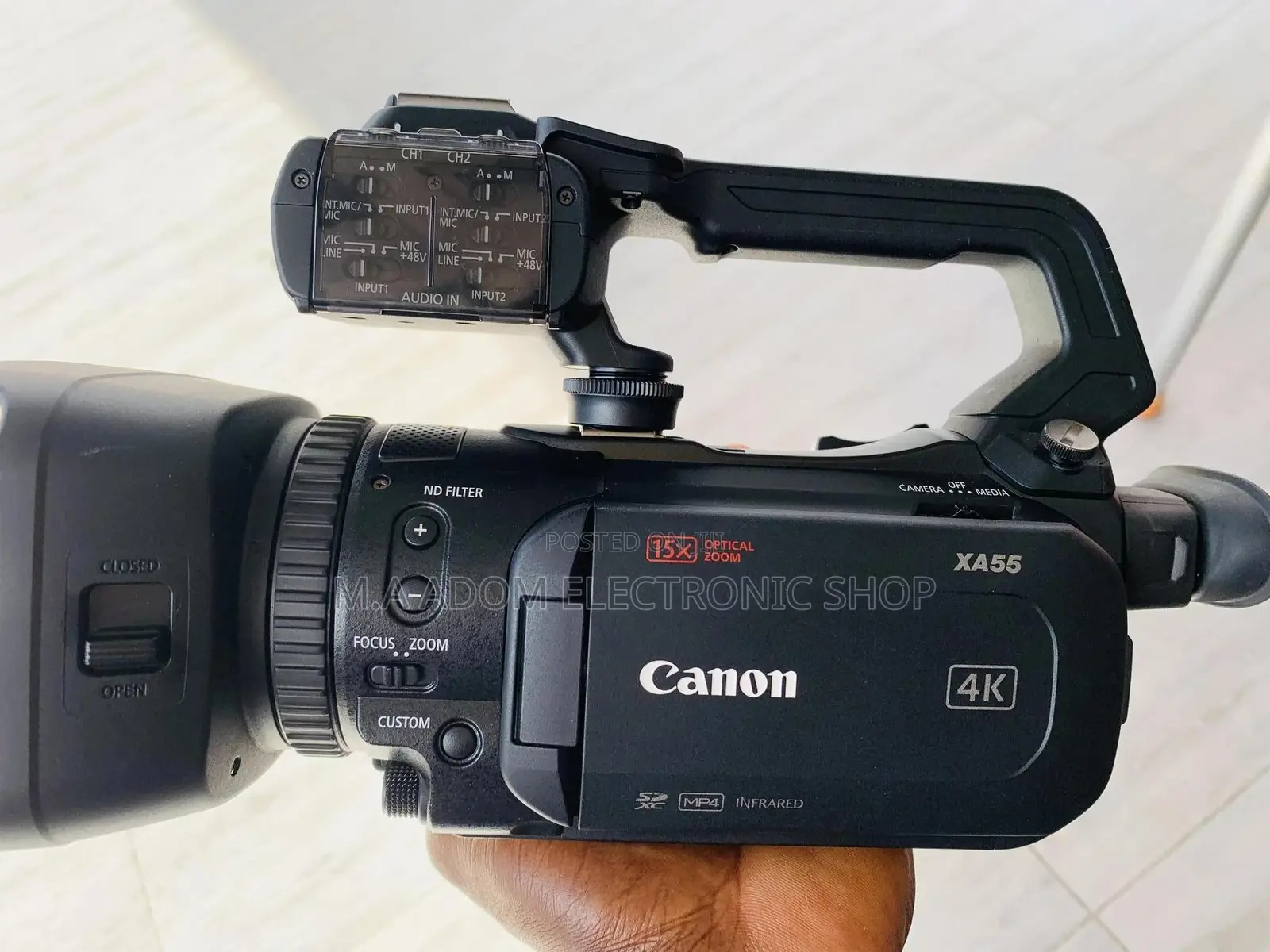 Canon Ultra Xa55 Camcorder for Churches Tv Station