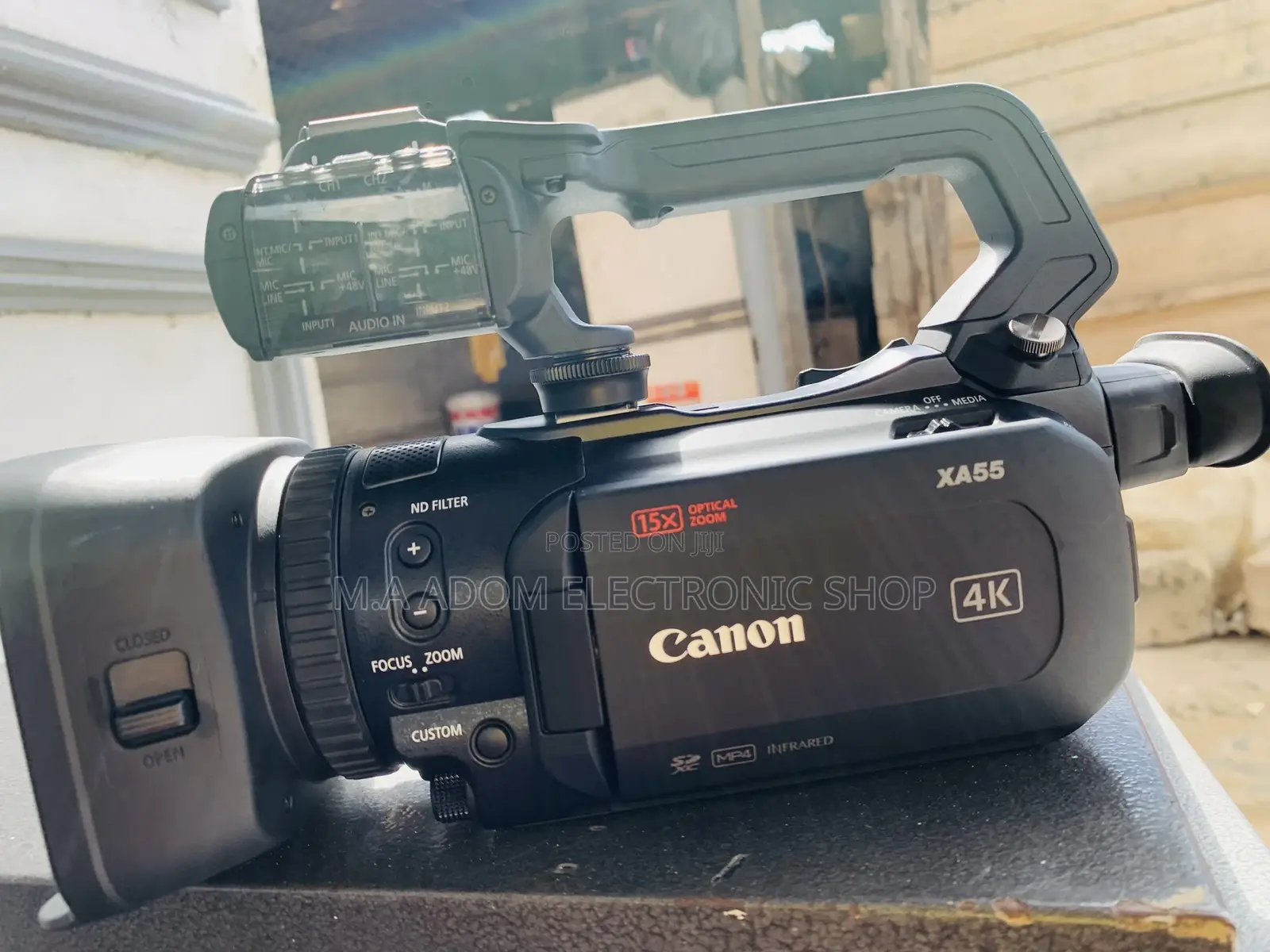 Canon Xa55 Uhd Camera With SDI Hdmi Ports