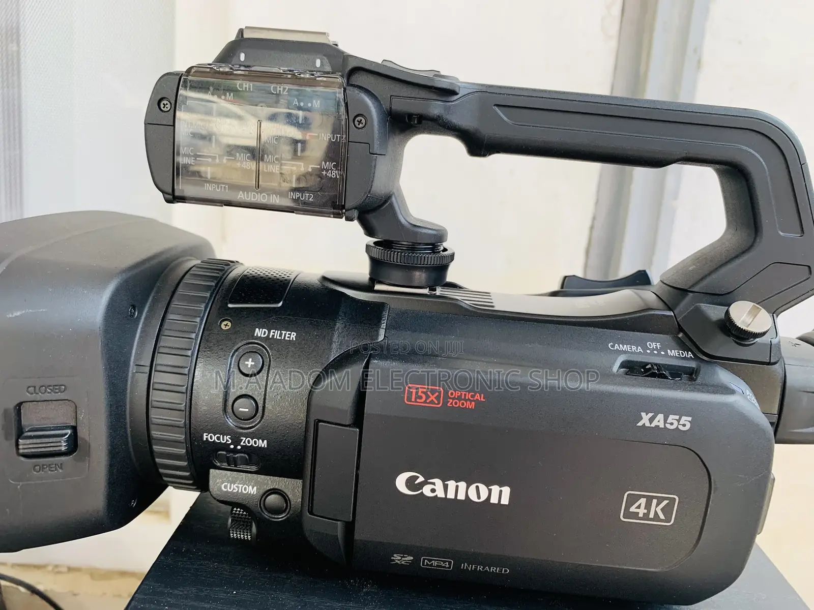 Canon Xa55 Uhd Camera With SDI Hdmi Ports