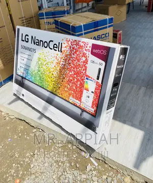 Energy Saving LG 50NANO756 50” Nanocell Smart Tv(Black)