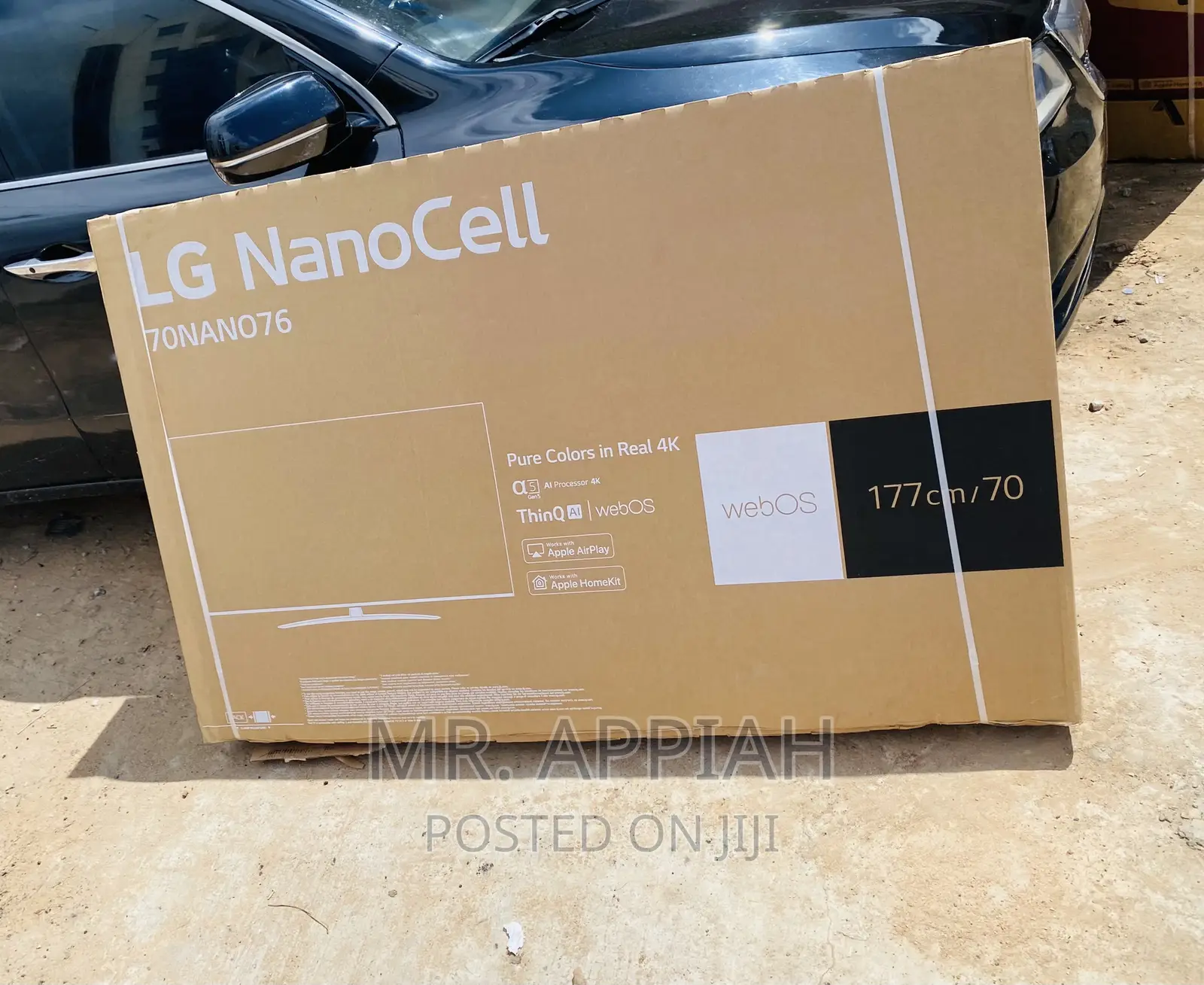 Energy Sufficient LG 70NANO763 70” Uhd Smart Tv(Black)