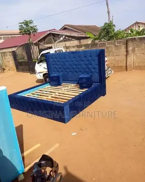 King Size Bed Frame With Side Drawers