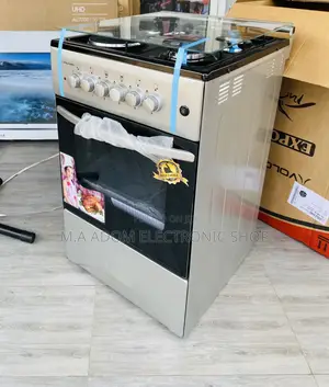 Classic Volcano 50x50 2 Electric + 2 Gas Burner Oven(Gray)