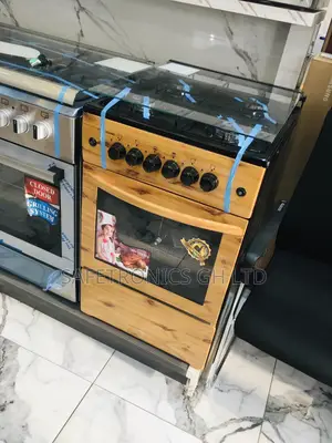 Light Wooden 4 Gas Burner Oven With Grill 50x50 Cooker