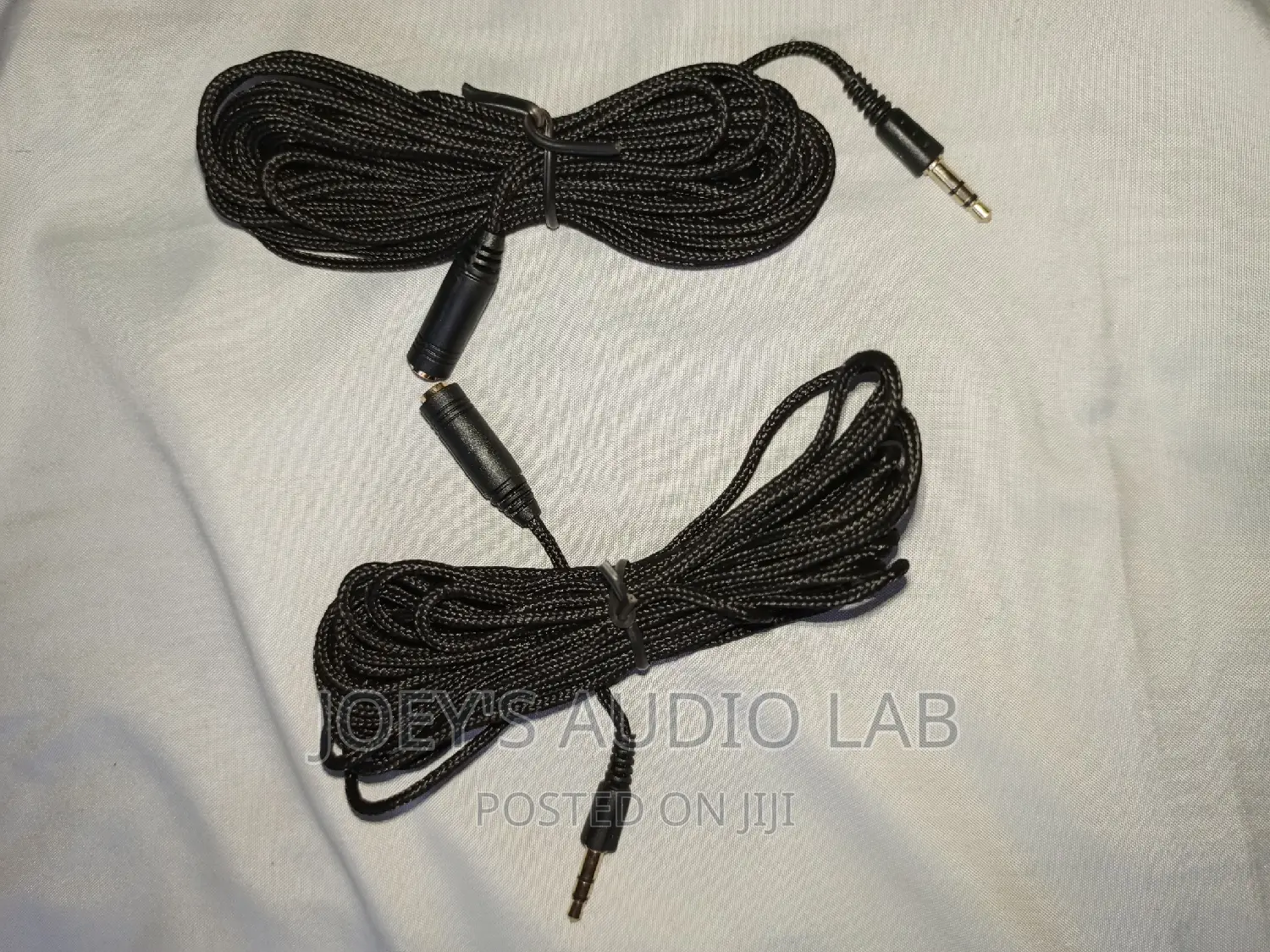 5m Braided Aux Extension Cable With Jack Converter