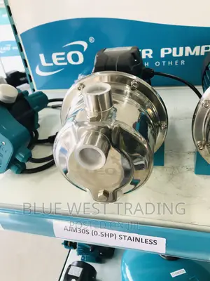 0.5hp LEO Water Pump - Stainless Steel Water Pump
