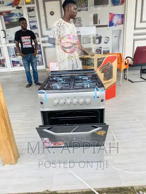 Fabulous Ferre 60x60 Oven and Grill 4 Gas Burner(Gray) 