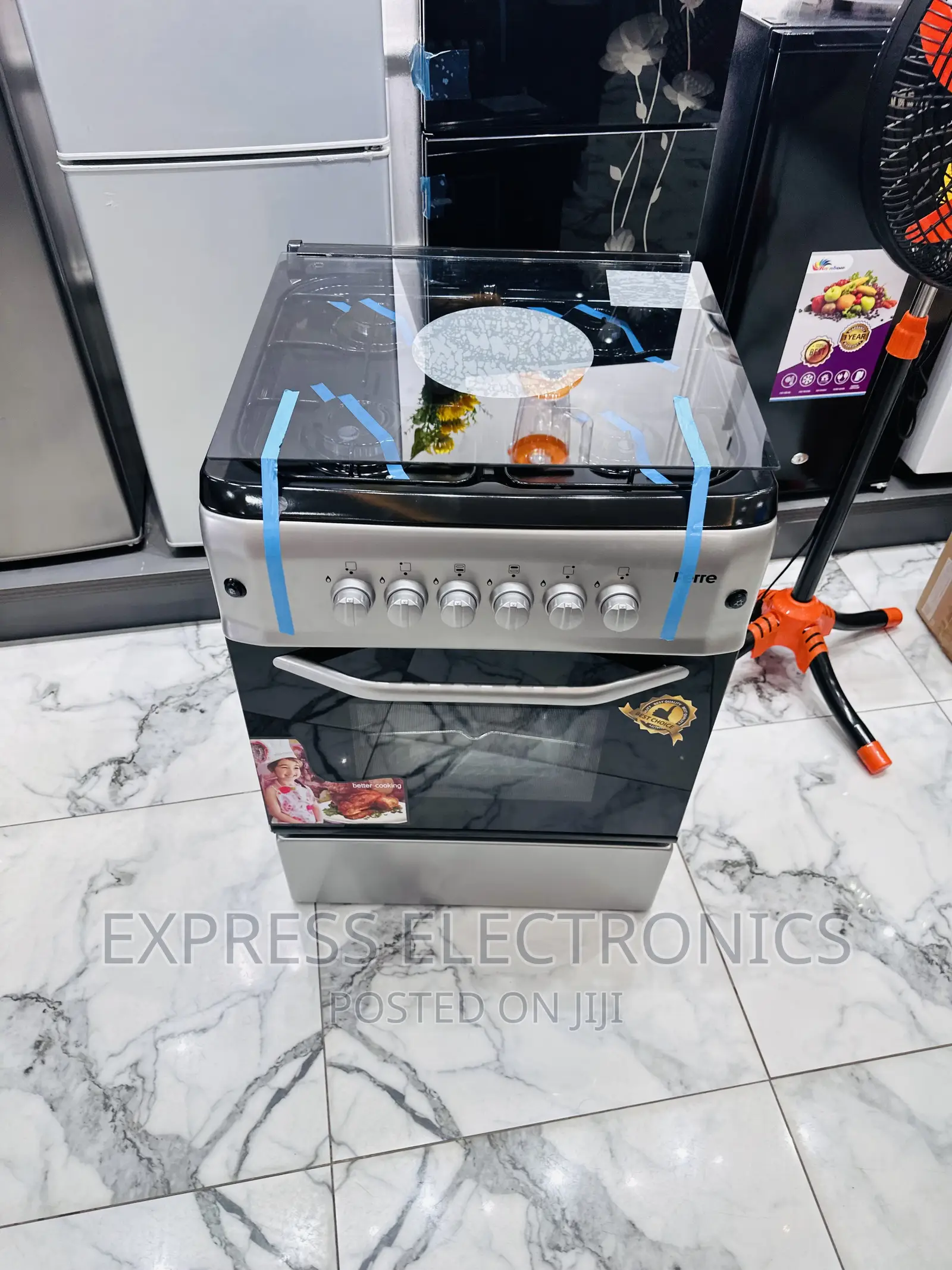 Unleashed the Power of Gas Cooker 60/60 4burner Grey