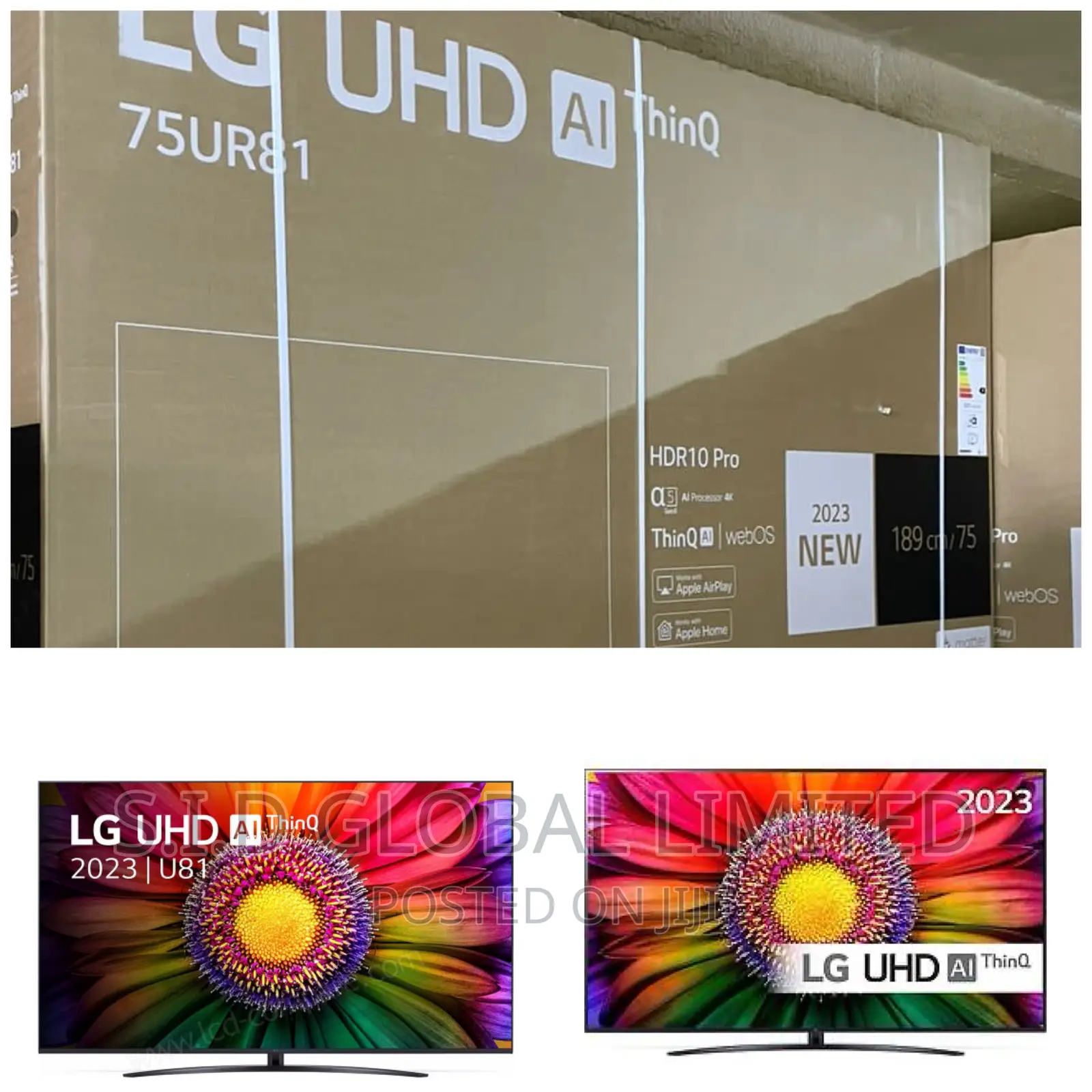 LG 75” UR81 Smart UHD Al Sound Pro