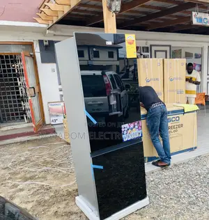 Super Chilling Pearl PF-400BG 2 Door Electric Fridge(Black).