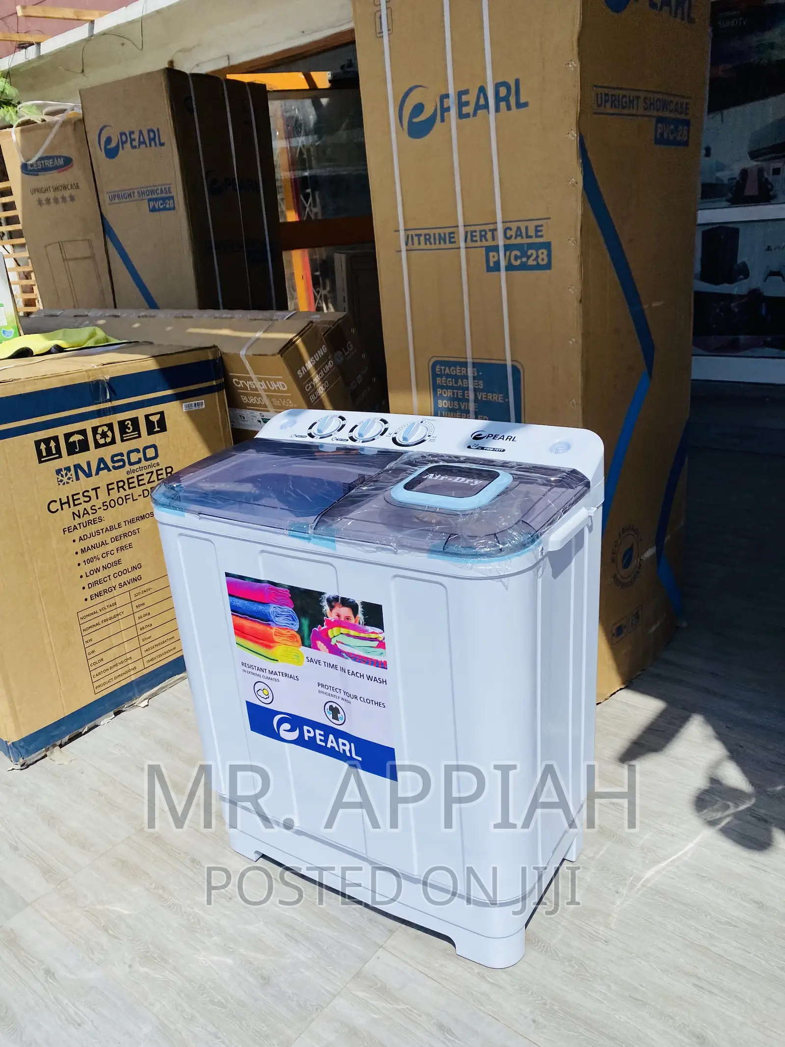 Durable and Affordable Pearl 7kg Electric Washing Machine 