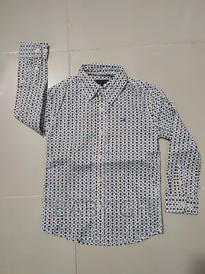 Kids White Tommy Hilfiger Boys Long Sleeve Shirt