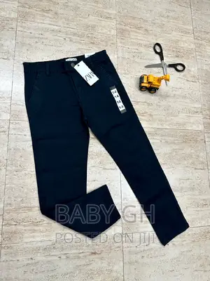 Zara Boys Kids Black Chino Trousers