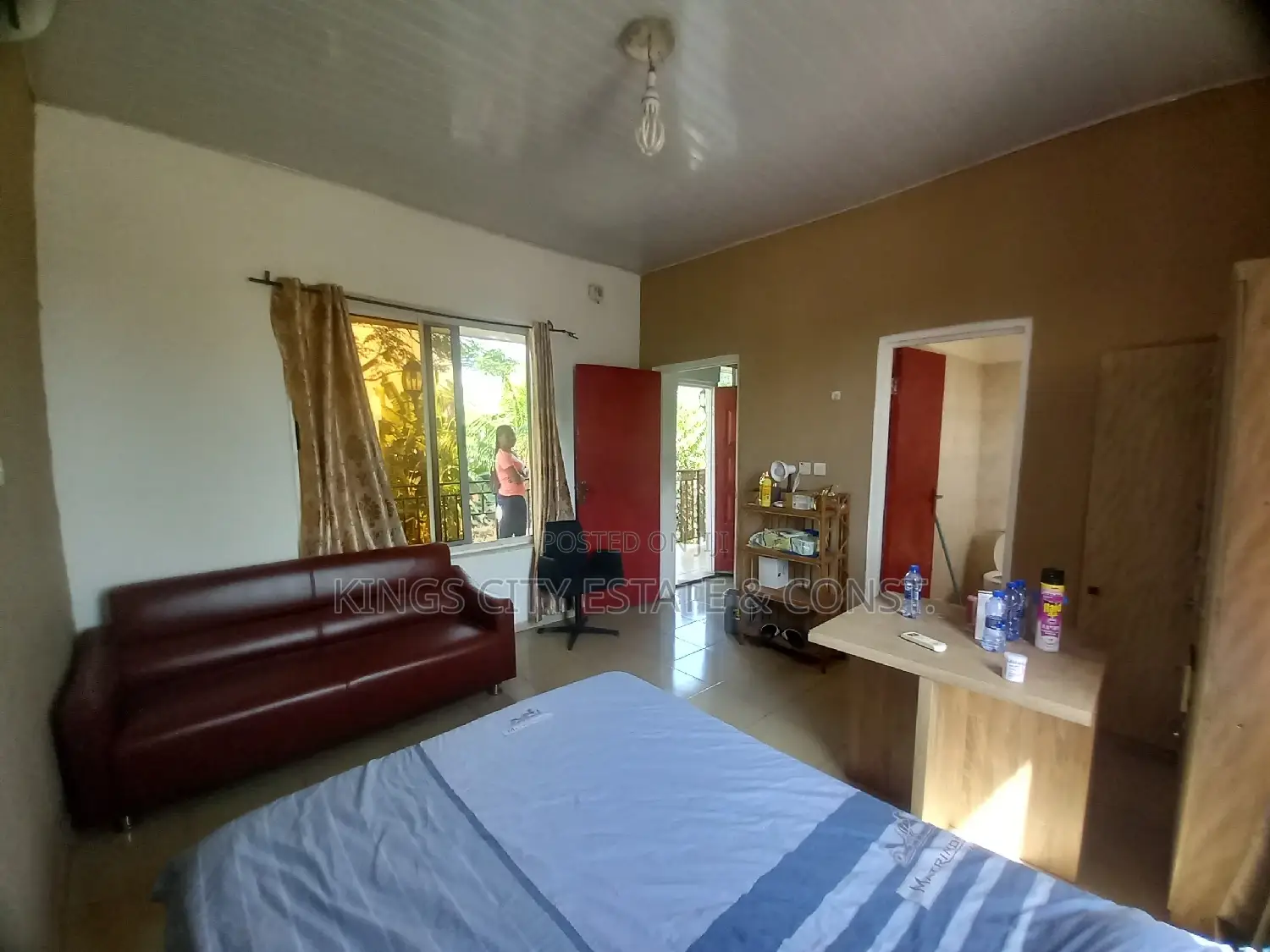 Furnished 1bdrm Apartment in Cells-Bridge, Labone for rent