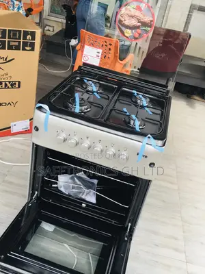 Electric 4 Gas Cooker Oven With Grill 60x60 Ferre Gray