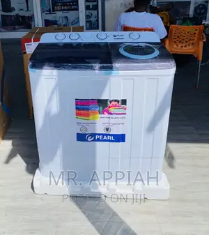 Shop Durable Pearl 12kg Electric Washing Machine + Spin/Dry