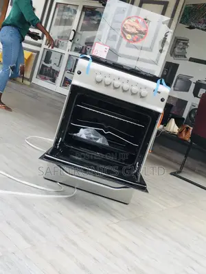 Gray Lasting Ferre 60x60 Oven With Grill 4 Gas Cooker