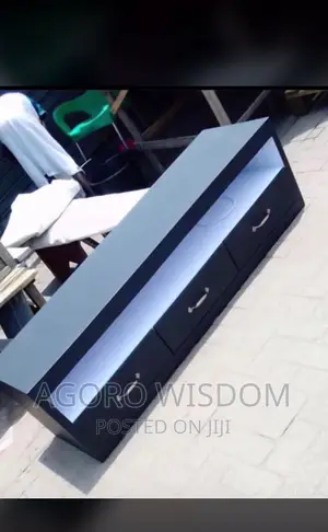 It's Tv Stand With Led Lights and Drawers