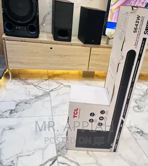 Highly Energy Saving TCL -S643w Bluetooth Sound Bar(Black).