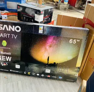 Super Quality Asano 65” Smart Uhd Bluetooth Led Tv(Black).
