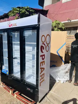 Coolcube Trio Doors Pearl PVC-150 Display Fridge