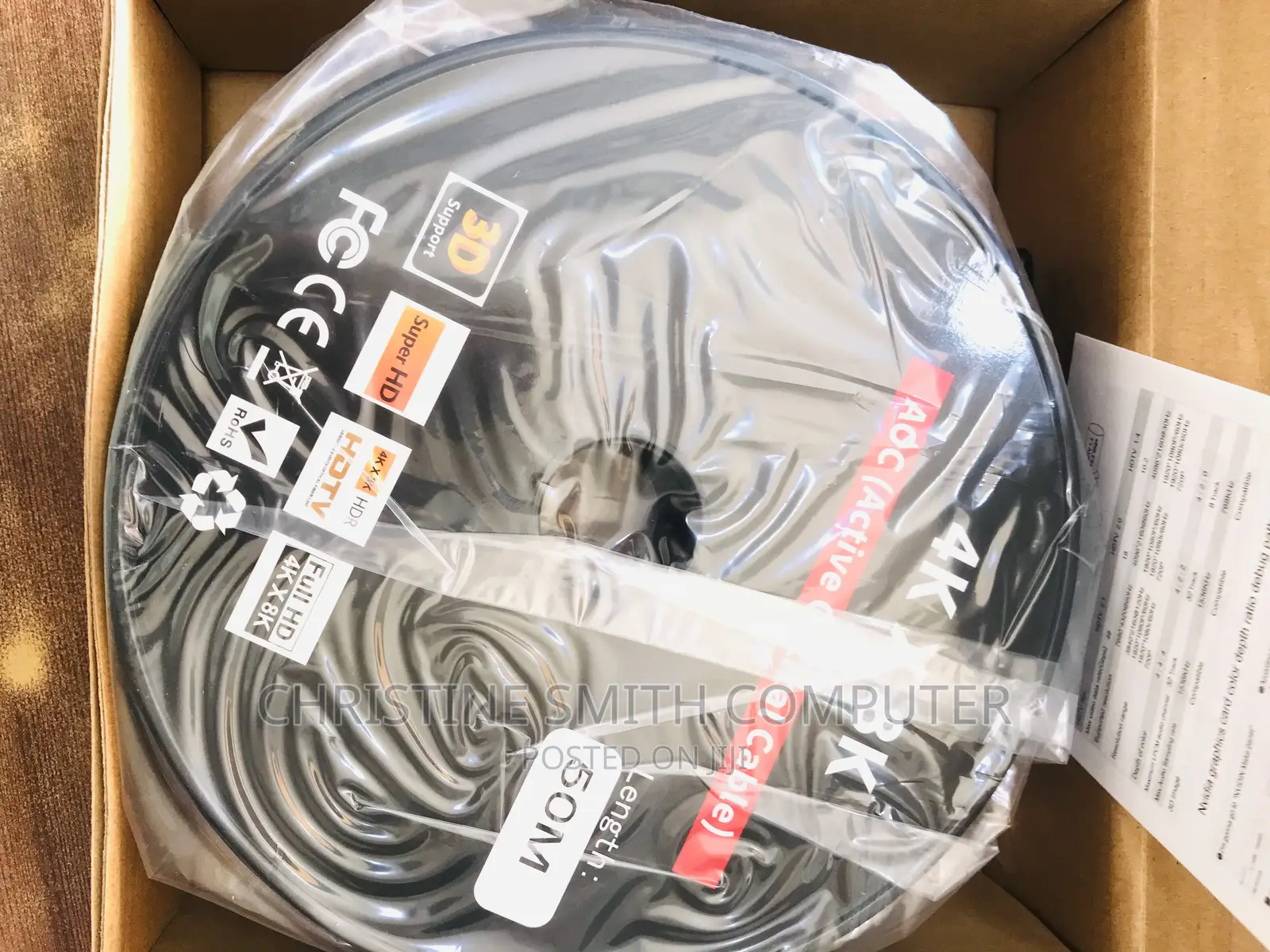 50 Meters HDMI Fiber Optic Cable