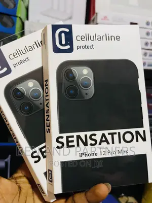 Original Cellularline iPhone 12 Pro Max Silicone Cover