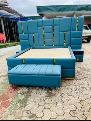 It's King Size Bed Frame With Bed Side Cabinets and Auttoma